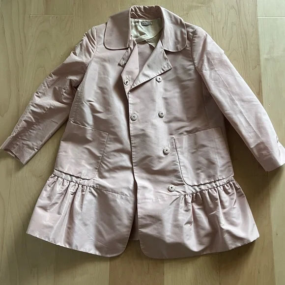 ジャケット・アウター miumiu archive light spring coat MIU MIU 2003 Fitted 1970s Jacket in Woven Polyester – ENDYMA